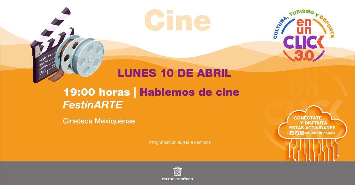 CESPDEM's tweet photo. No te pierdas en #HablemosDeCine, las películas que proyectaremos en #FestinArte 2023.
Consulta la cartelera en @CinetecaEdomex.
#CulturaEnUnClick
@CulturaEdomex https://t.co/dckZ829bdo