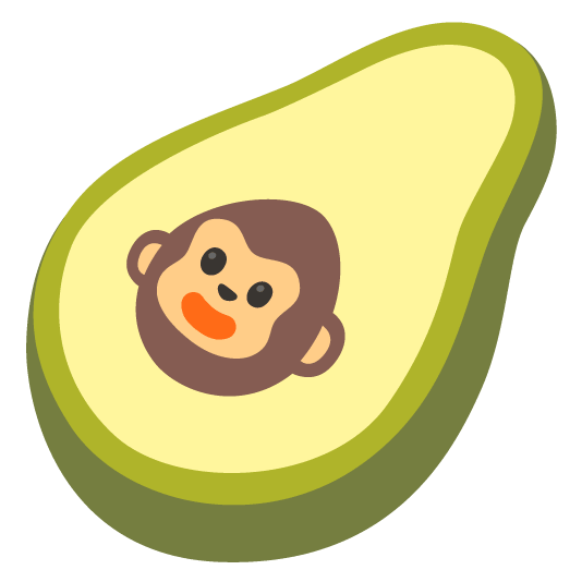 GboardWeird's tweet photo. Juste un singe dans un avocat https://t.co/S1e88qyh7Q
