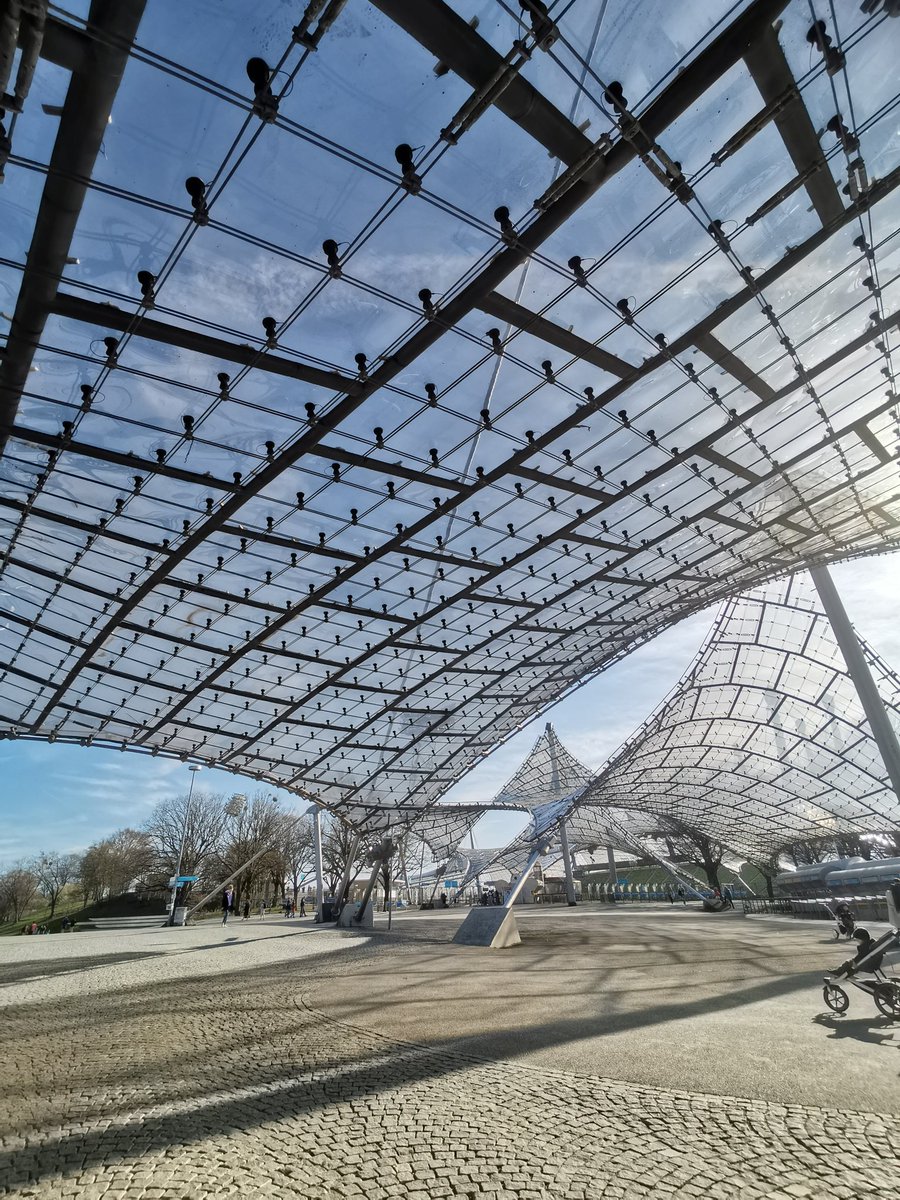 Weltberühmt die Zeltdachkonstruktion im #Olympiapark München