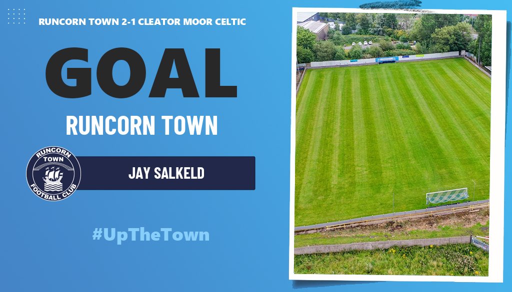 RuncornTown's tweet photo. 53 mins

GOOOOOOOOOAAAAAAAAAAAALLLLLLLLLLLLLLLLLL

Good work from Charlie Holland to win the ball high up the pitch and he played in Jay Salkeld to finish past the keeper at the near post. https://t.co/Merf9q7ZaY
