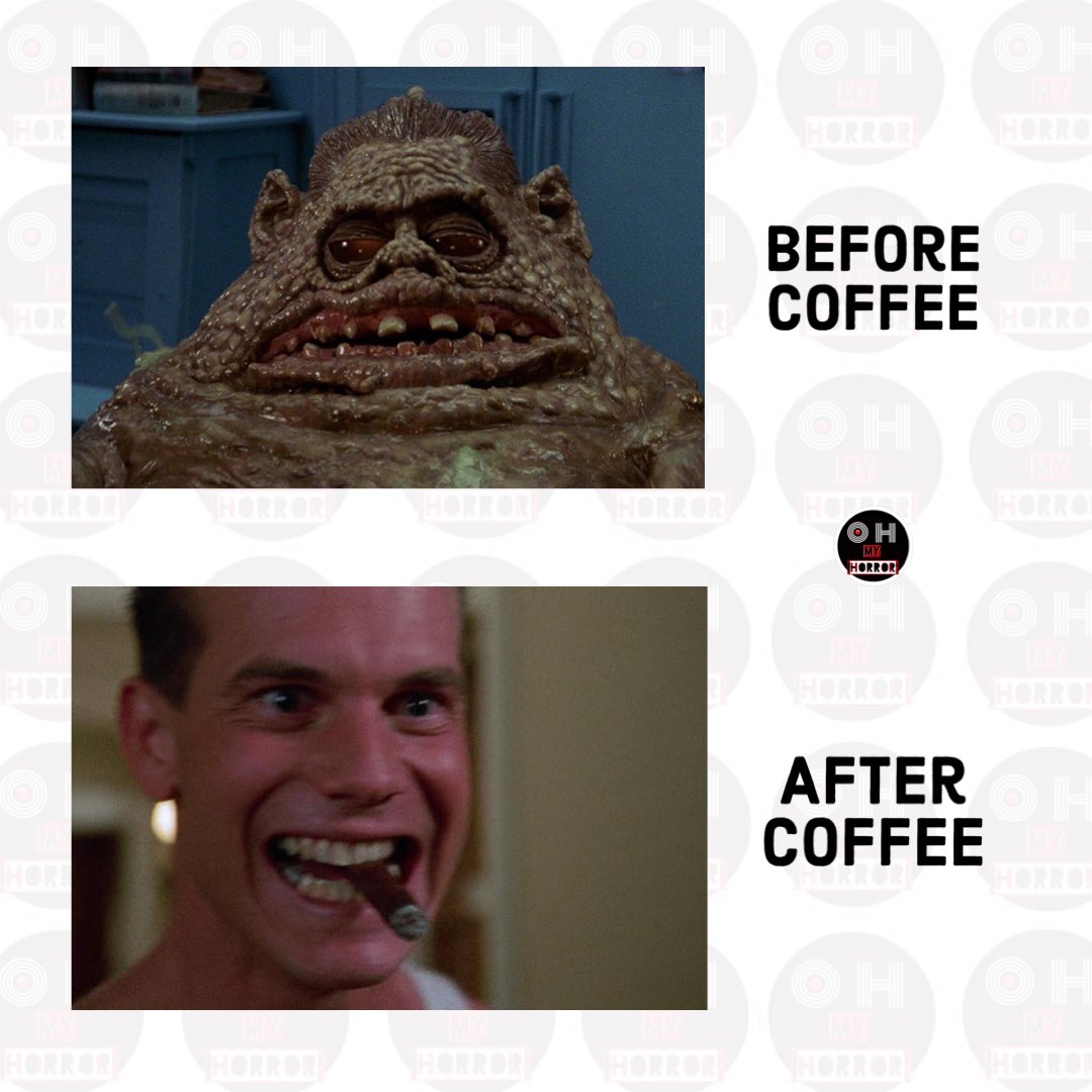 OhMyHorrorxxx's tweet photo. You can feel pretty sh!tty until that first cup of coffee ☕️ (this is not from a horror movie but it still scared me as a kid ) #coffee #wierdscience https://t.co/ByUoo70RK3
