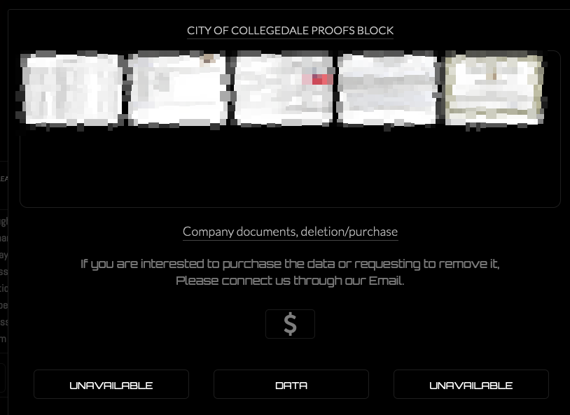 BrettCallow's tweet photo. #BlackByte has listed the City of #Collegedale, posting screenshots that appear to show data from Collegedale Police Department. In addition, a >900 MB proof pack has been posted. #ransomware 1/2 https://t.co/Yp3txNqYjU