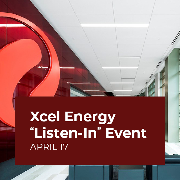 Tomorrow (Tuesday) is the last day to register for <a href="/XcelEnergyCO/">Xcel Energy Colorado</a>'s "Listen-In" virtual session on Monday from 9-10 am.

The session will be capped at 30 participants to allow for an interactive conversation.

RSVP at zurl.co/hl5P.

#hccolorado #xcelenergy #xcel