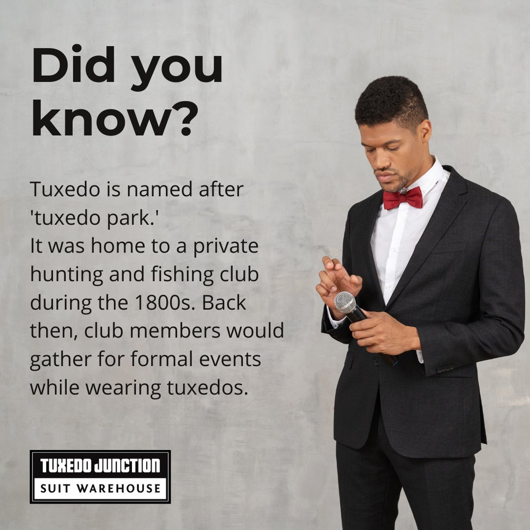 Today, tuxedos are still called 'tuxedos' in the United States. 

They are often referred to as dinner suits on the other side of the pond (in the United Kingdom).

#tuxedofunction #suits #clothing #menswear #coats #clothingstore #menswear #mensfashion #menssuit #fashion