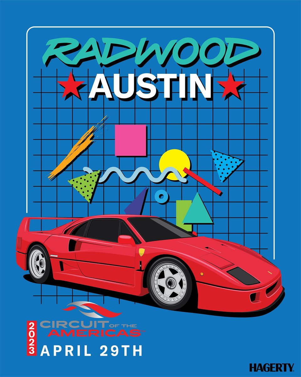 This is our second time at COTALAND, within Circuit of the Americas. We’ll have amusement rides, period beats by @33bosshog, expanded food options, new merch, awards and more! #RADwood