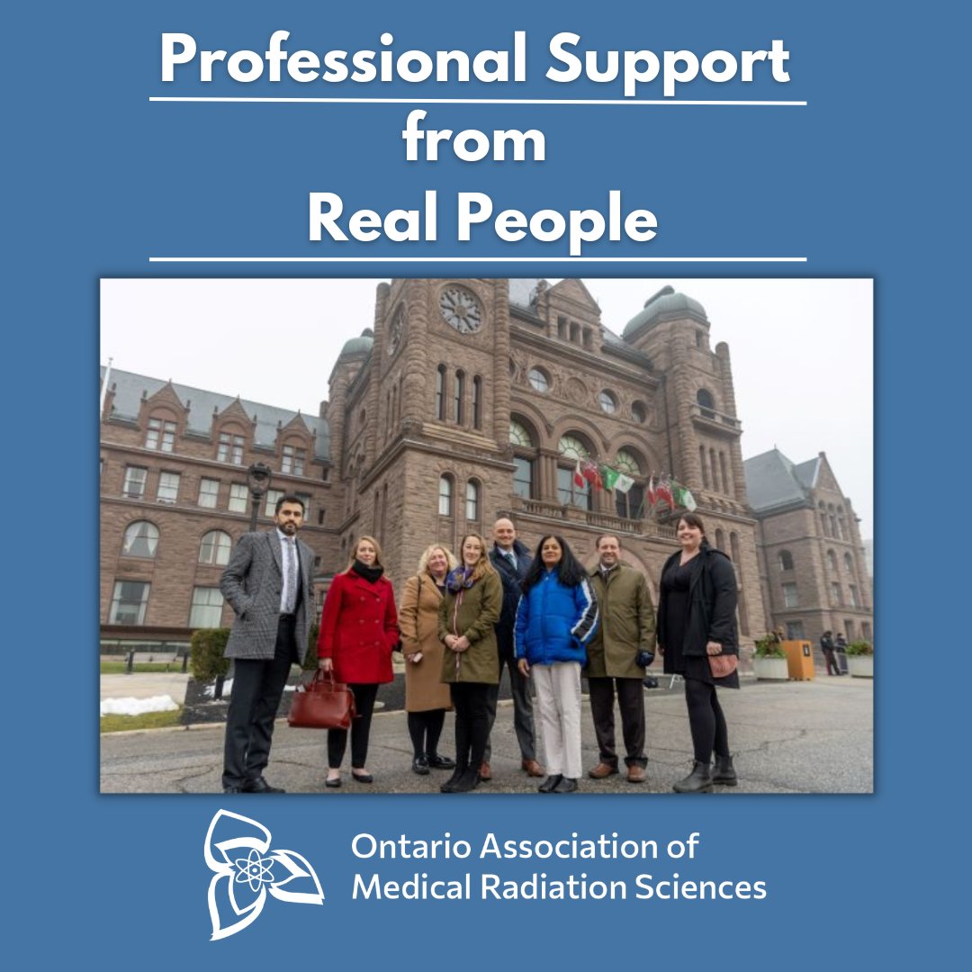 OAMRS1's tweet photo. The need for active support in Ontario's medical radiation sciences profession is clear. OAMRS members can rely on our team for consistent advocacy and support at all times. #OAMRS #DMSproud #MRIproud https://t.co/7kgZUEHPyy
