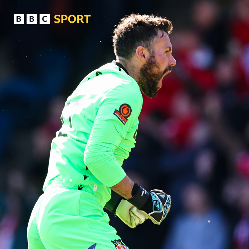 BBCSportWales's tweet photo. Some heroes don't wear capes... 

...they wear gloves 🧤 

Incredible @BenFoster 🤩

#BBCFootball | #WxmAFC https://t.co/5NvXq8tTGK