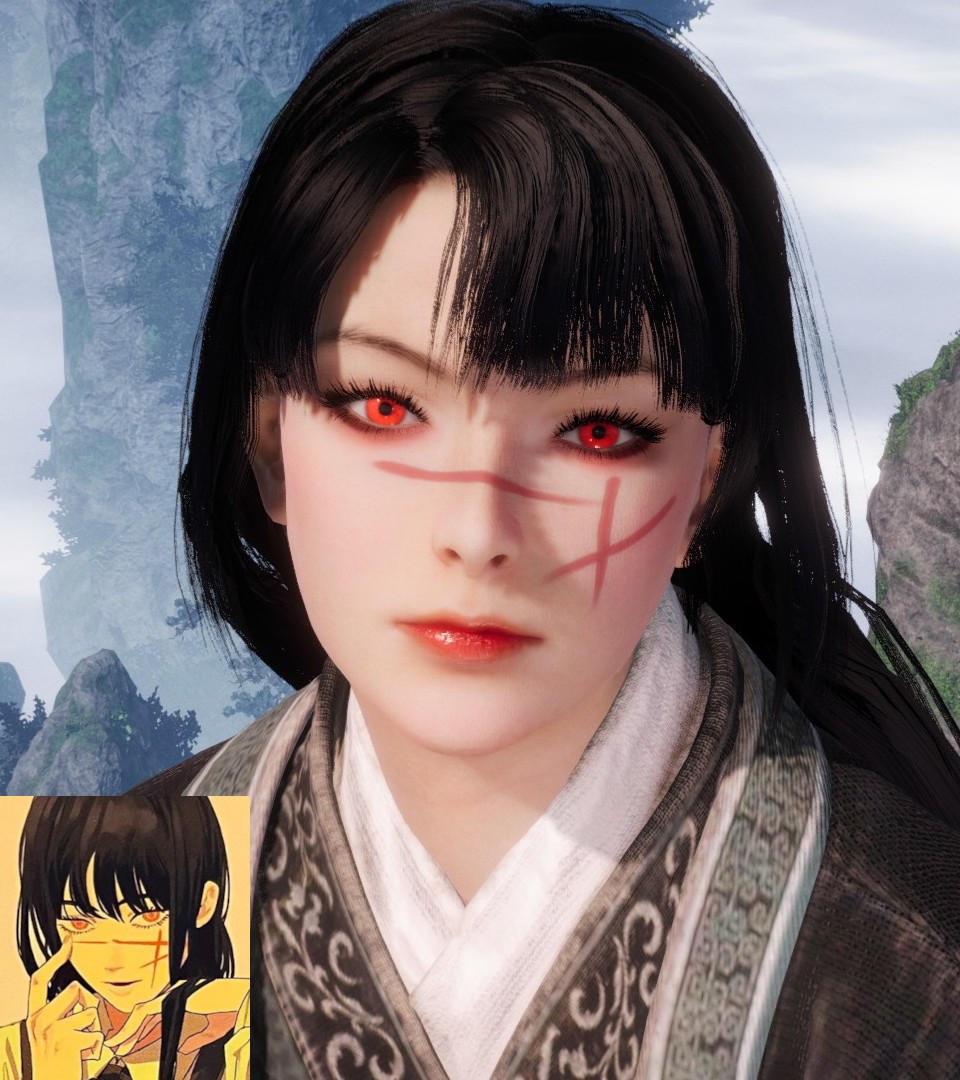 GAd8788's tweet photo. Wo Long: Fallen Dynasty Character Creation - Yoru (Chainsaw Man) https://t.co/JkZDQ0SPPh @YouTubeより #WoLong #ウォーロン #Wolong_code #WoLongSteam https://t.co/n6wsmvkBNB