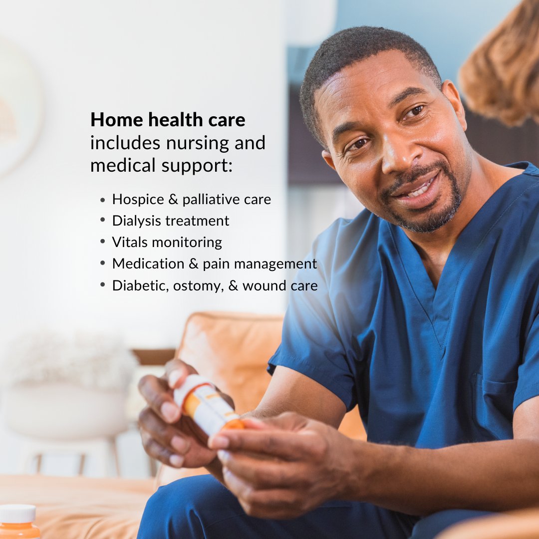"Home care" and "home health care" are often used interchangeably, but did you know there's a difference?

Learn more about how we can help: ow.ly/QrLq50Nv3Ee

#caregivers #caregiving #seniorcare #homecare #homehealthcare #care #companionship #companioncare