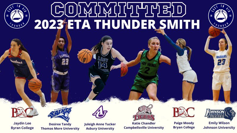With des committing yesterday I want to give a huge s/o to these 6 girls! To me they are more than basketball players.They are kids who maintained a 4.0 GPA who came together from 2 different states to compete at a high level! Congrats girls you are setting the blueprint 👏🏿🔥💙🏀