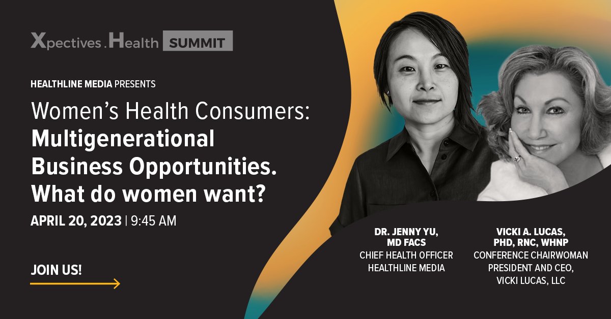 Join Dr. Jenny Yu, MD FACS and Vicki Lucas on the Innovation in Women's Health Business Track at the #XHSummit. They will reveal proprietary data on what women want from products and services with the available health information out there: xpectives.health/womens-health/…
