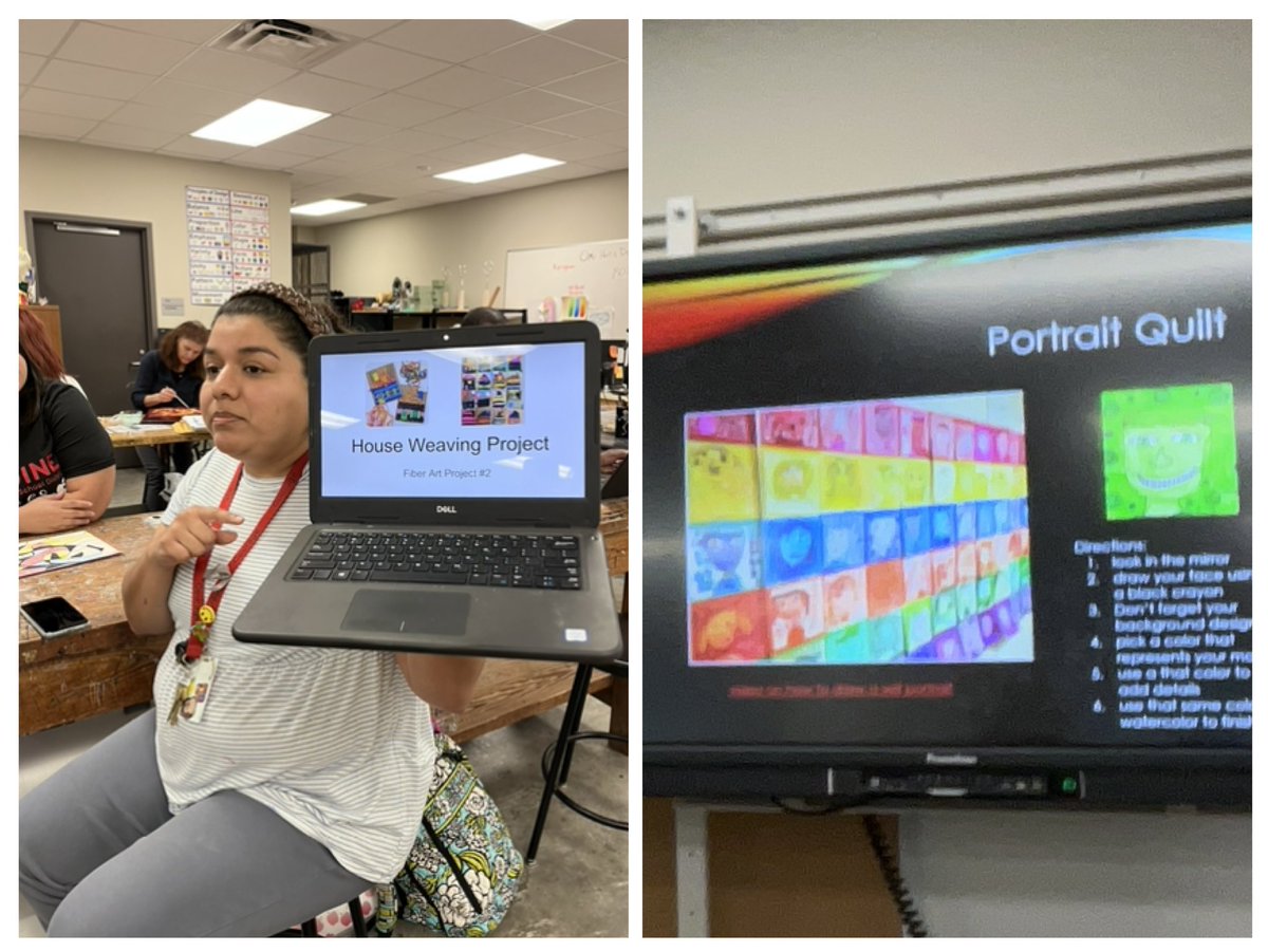 Facilitating DSD #GreatestHit tried and true art lessons for k-12. #STEM #Quilling #PopCulture #OneStroke #perspective #weaving #MakeaMarkStudio #Rycling #ArtCritique @AldineArt  @AldineISD #AldineConnected #AmplifyAldineArt @NewmanKaileigh @InksterArt