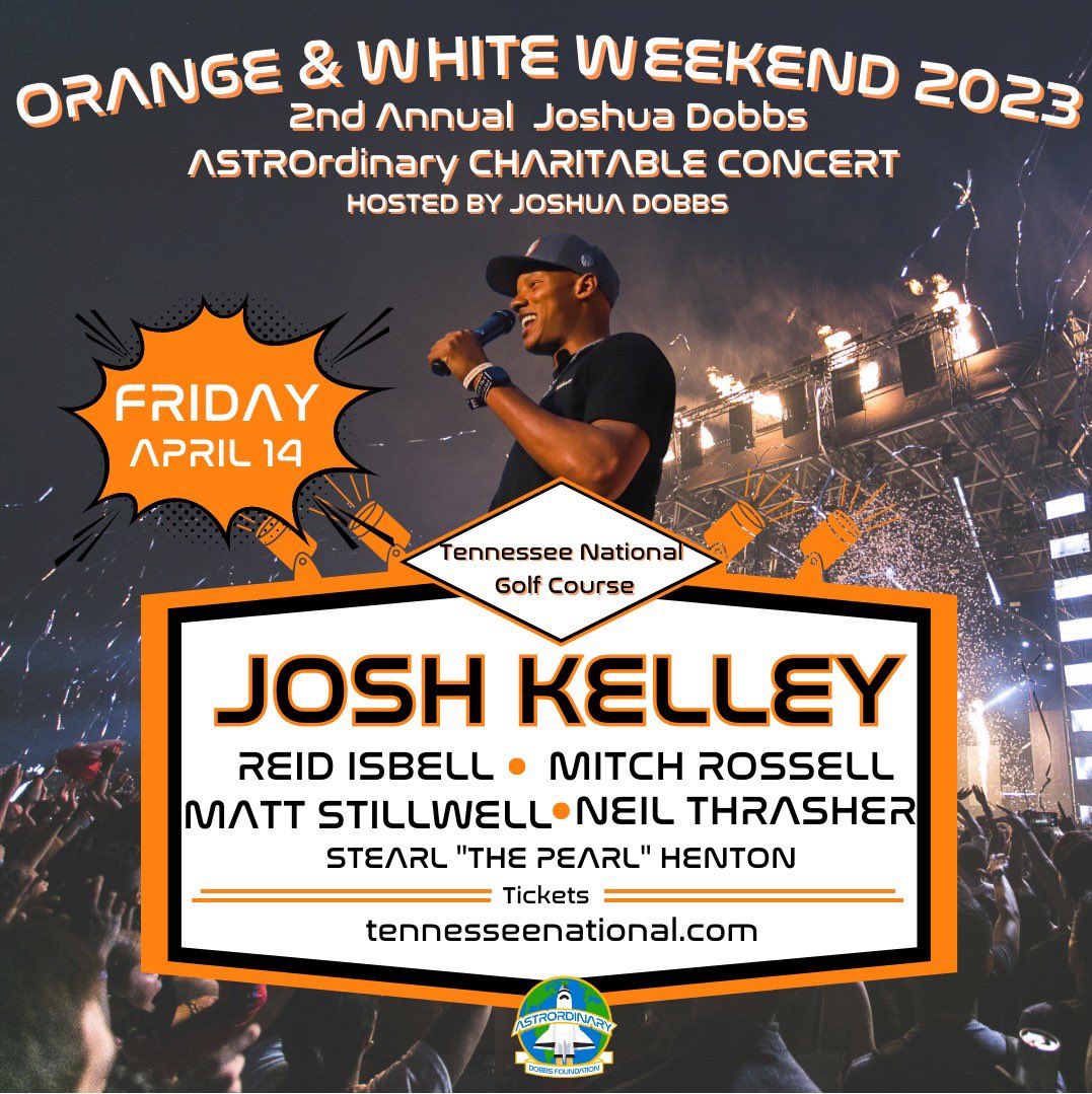 We can’t wait to see everyone this Friday to kick off Orange and White Weekend! Come early for our VFL Meet&amp;Greet! Grab your tickets at the link below!🍊🚀
📲 tennesseenational.com/events/songs-b…
