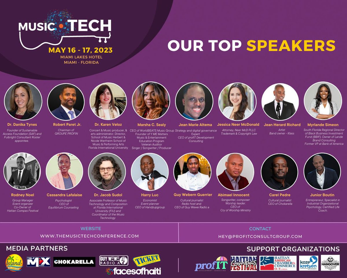 TICKETmaghaiti's tweet photo. In 2022, the U.S.'s recorded music industry earned $15.9 billion in revenue, with 65% on music streaming accounts. Let’s bring the conversation on Music and Tech. 16+ Speakers. May 16-17, 2023 Miami, Florida #MusicTechConference #Music #Tech #Streaming https://t.co/lOkn6Bbp63