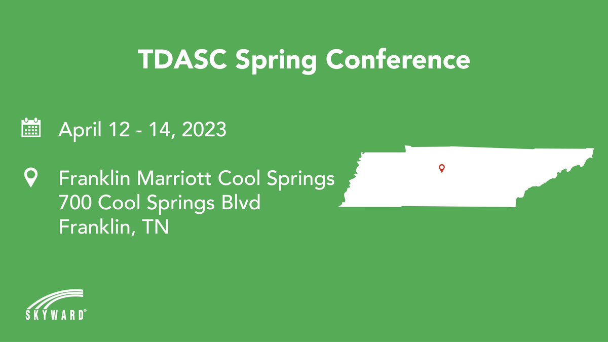 Skyward_Inc's tweet photo. We're less than 48 hours away from the start of the #TDASC Spring Conference! π
Whether you have #EdTech questions on your mind or just want a tube of our famous lip balm, stop by the Skyward booth to chat with @ChrisC_Skyward and Marty. We'll see you soon! https://t.co/u5MO4XfXe8