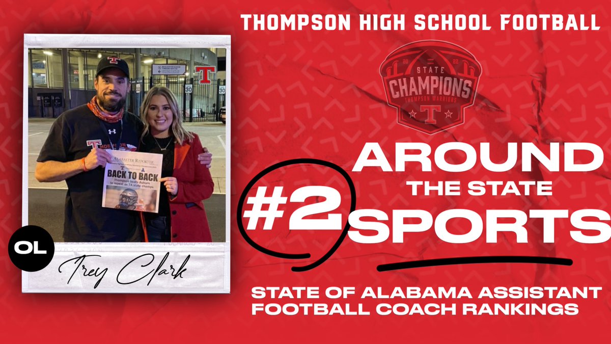Coach Trey Clark was recently recognized as the #2 assistant coach in the State of Alabama! Congrats Coach Clark.