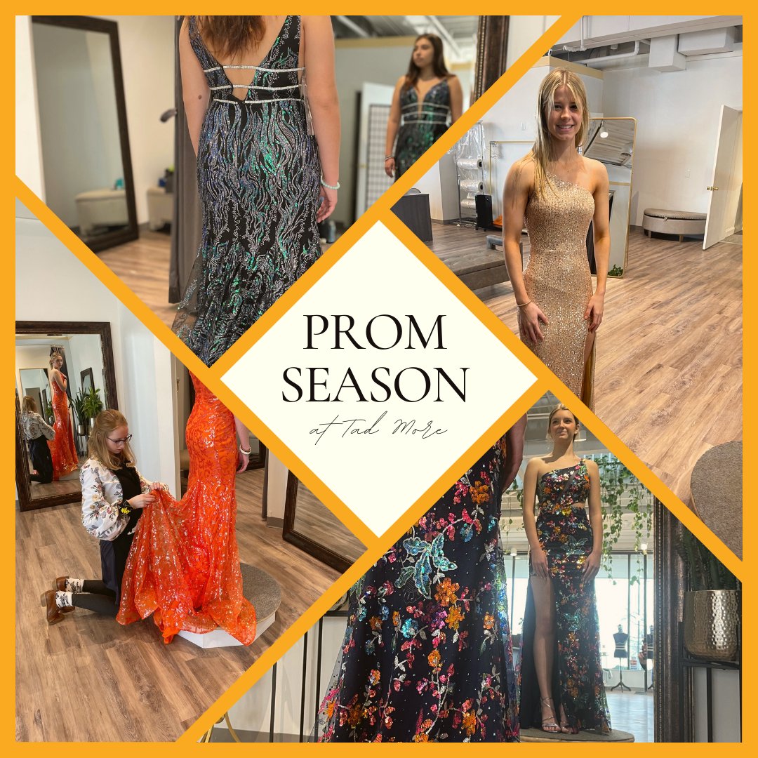 more_tad's tweet image. Prom is almost here, and we have loved seeing all the unique dresses come in for their alterations! Don’t forget to book your alteration appointment today so you feel confident on the dance floor! #prom #promseason #promlook #prominspo #promalterations
