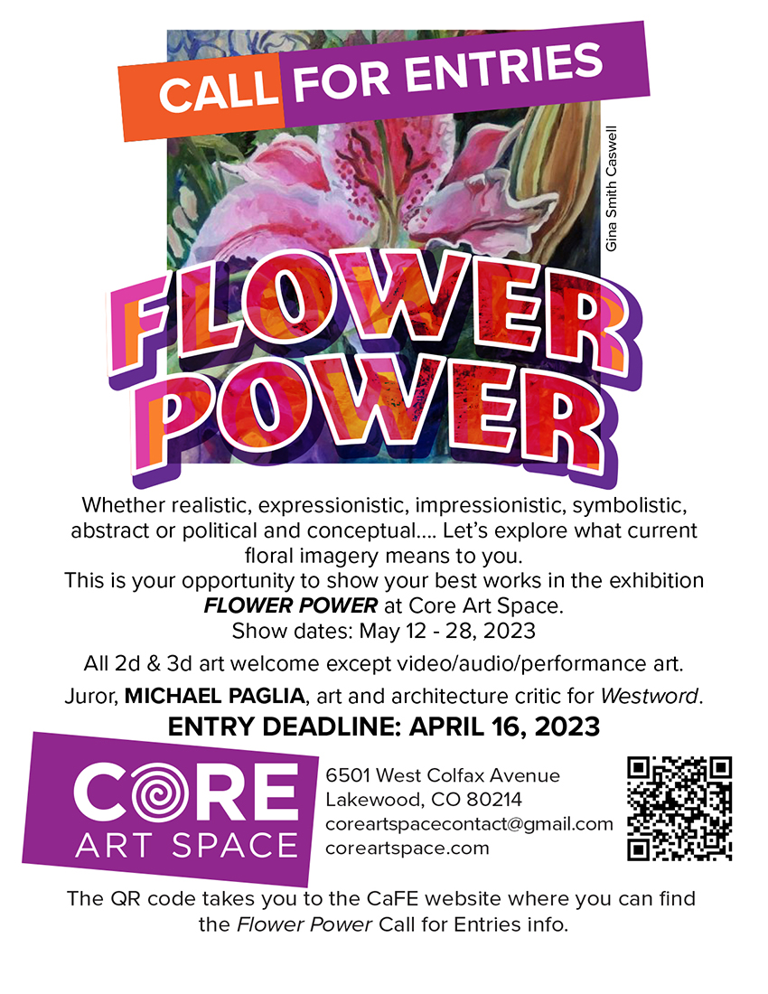#coreartspace #callforentry #callforart #flowerpower