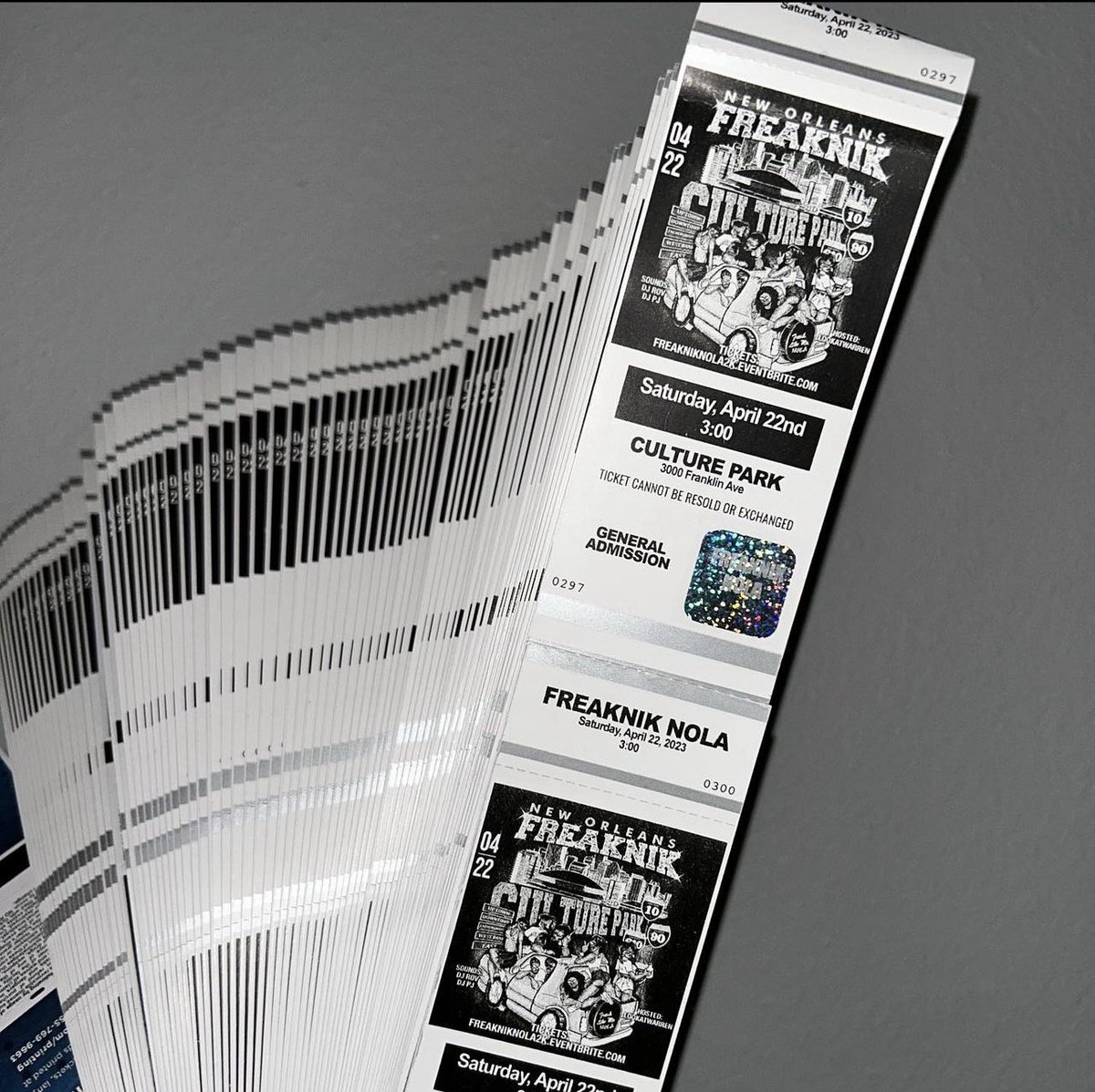Paper tickets are now available for #FreakNikNOLA DM us to purchase.