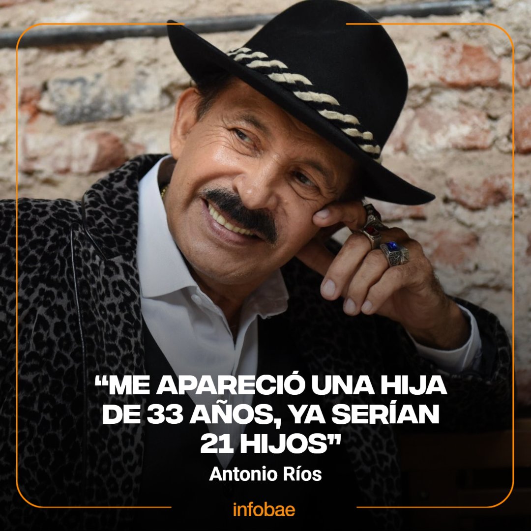 Fuerte revelación de Antonio Ríos: “Me apareció una hija de 33 años, ya  serían 21 hijos” https://t.co/t3aiw3nfgL, image size:1080x1080