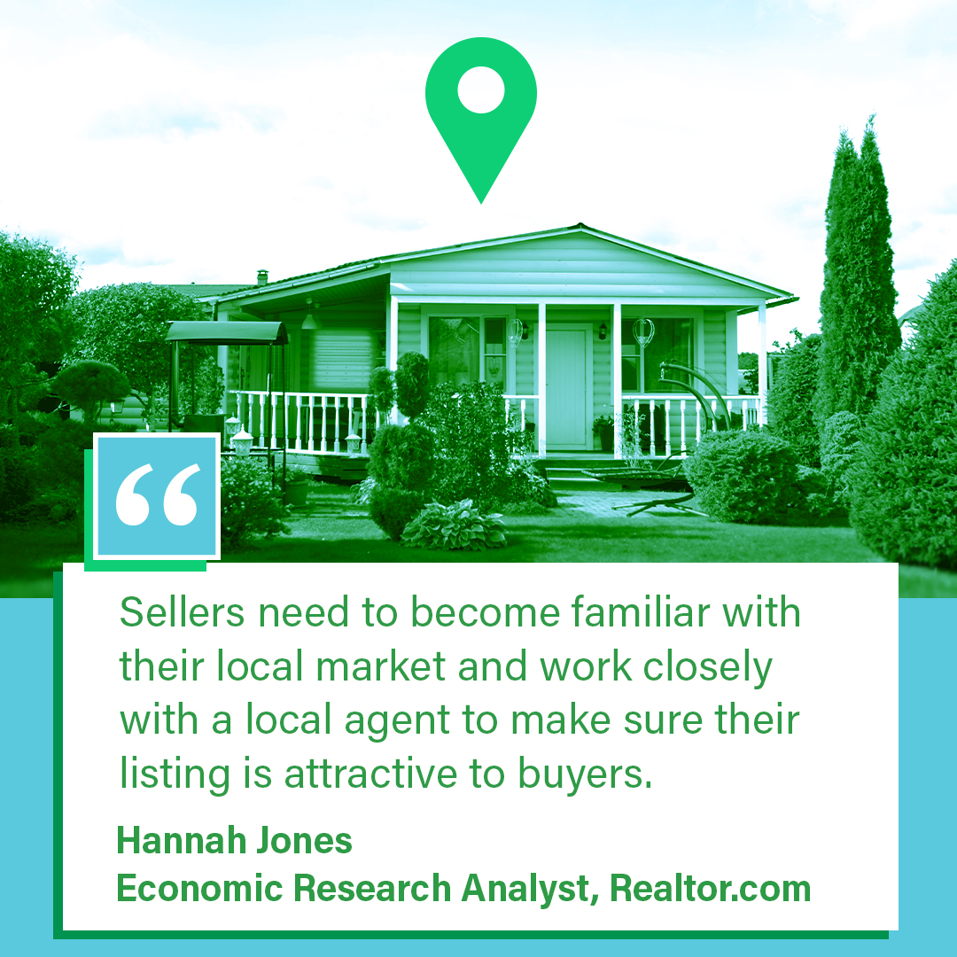 Housing trends vary around the country. What’s attractive to buyers in one area may not appeal as much to buyers in another. But I know what buyers in our area are looking for and can give you expert advice. DM me today so you can be sure your...

#sellyourhouse #realestate
