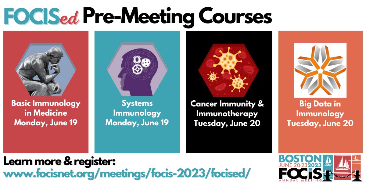 Big Data in Immunology Workshop agenda announced! 

View the full program &amp; register here: ow.ly/pQO550NEjkN