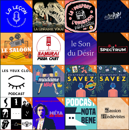 clegot's tweet photo. 2/3
@podcastLL @LibrairieYokai @LabsurdeLoutre @LeCoinPop @lesaloonpodcast @samurai_podcast @leSonDuDesir #LeSpectrum @LYC_podcast @madame_meuf @mntvoussavez @MDAM_pod @ChocMeta @NotaBeneMovies @PMedievistes https://t.co/OzjvssUJ7W