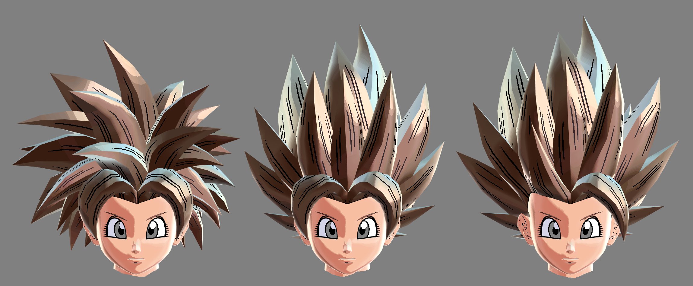 Revamped Super saiyan 5 hair for CaCs – Xenoverse Mods