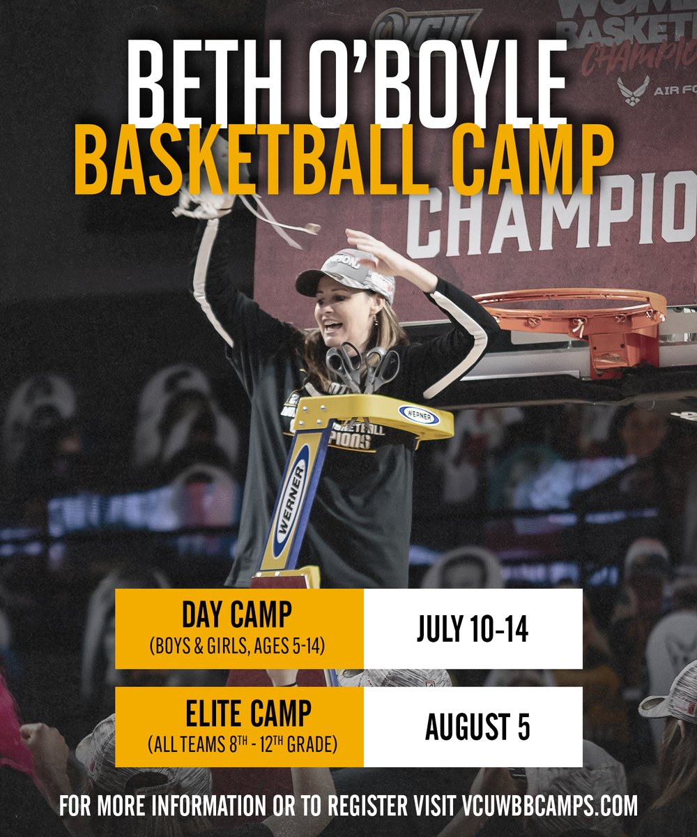 Summer will be here before you know it. Come have some fun with us at the @coachoboyle basketball   camp!

Register today at vcuwbbcamps.com 

#ThisIsRamNation #RunWithUs
