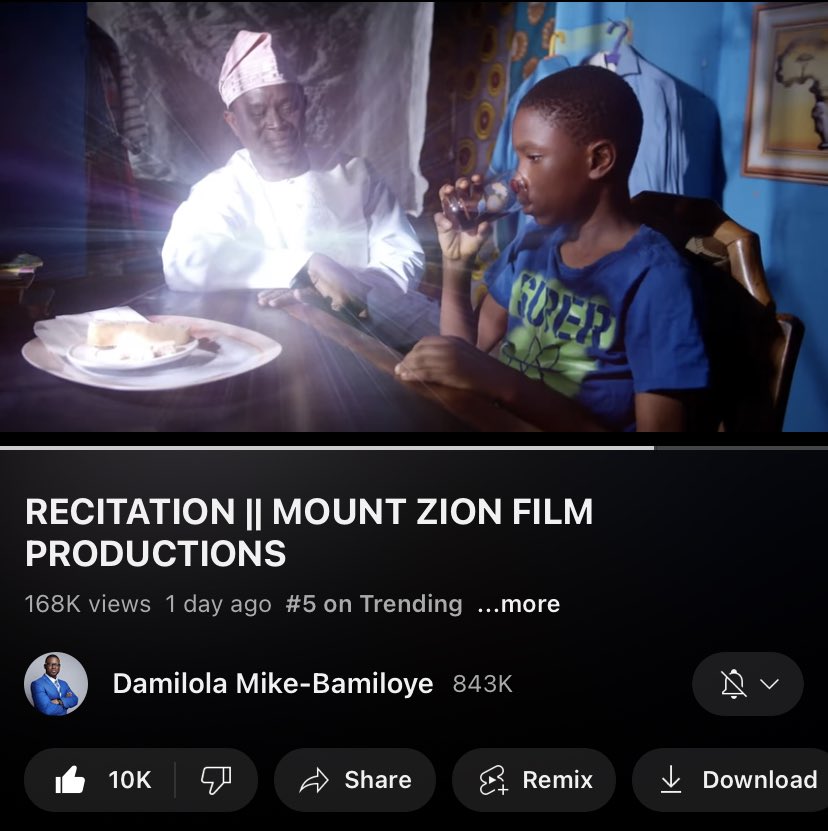 victor_otegz's tweet photo. RECITATION is trending number 5 on YouTube!

Oya go and watch if you yet to 🎉🎉💃💃 https://t.co/0KPd45eSgj