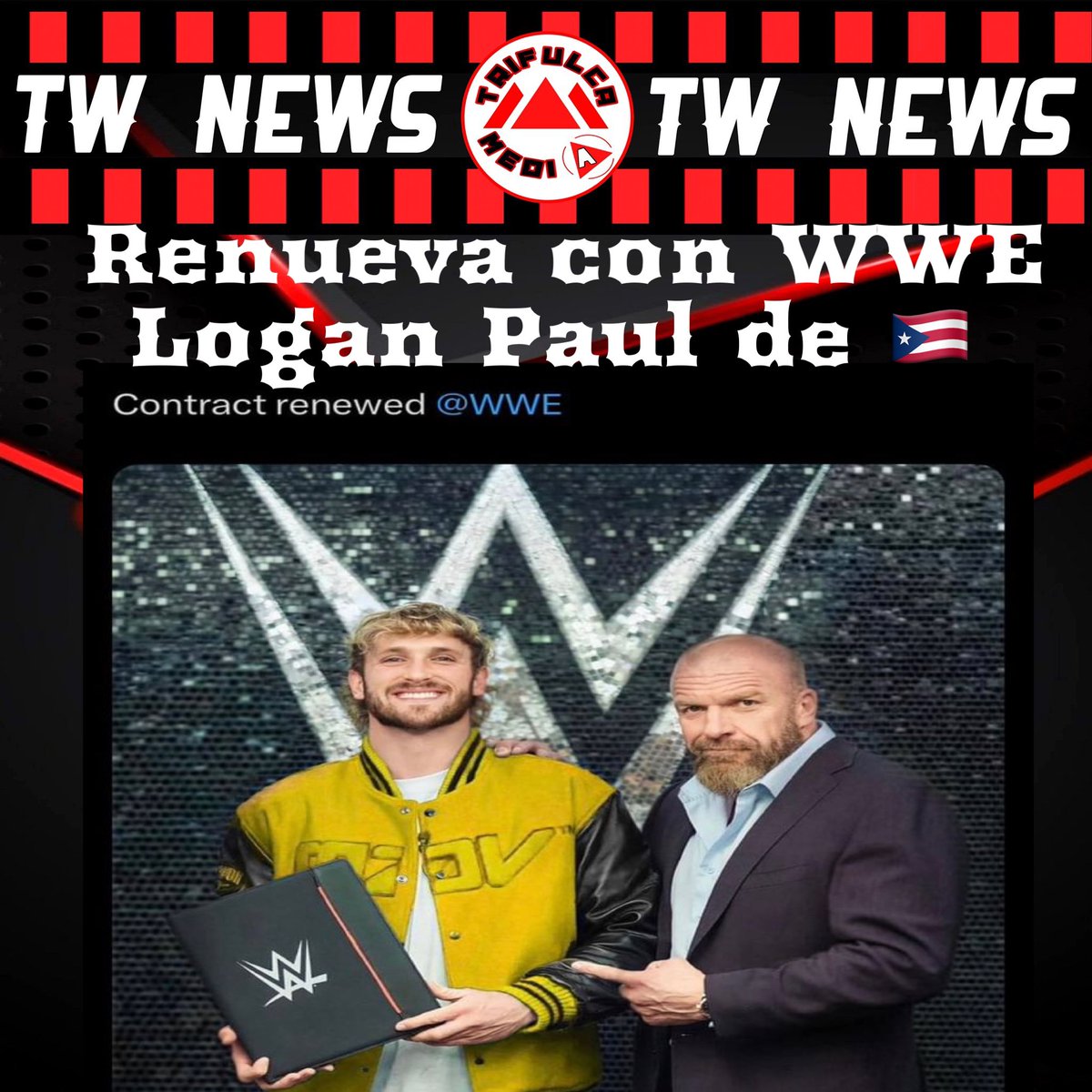TrifulcaMedia's tweet image. #TrifulcaMedia  #luchalibre #wwe #nxt #wwenxt #wweraw #wwesmackdownlive #aew #wrestling  #johncena  #sethrollins #beckylynch #njpw #badbunny #codyrhodes #romanreigns #luchalibre  #wrestlemania #prowrestling #cmpunk #puertorico #boricua  #brocklesnar #rondarousey #loganpaul