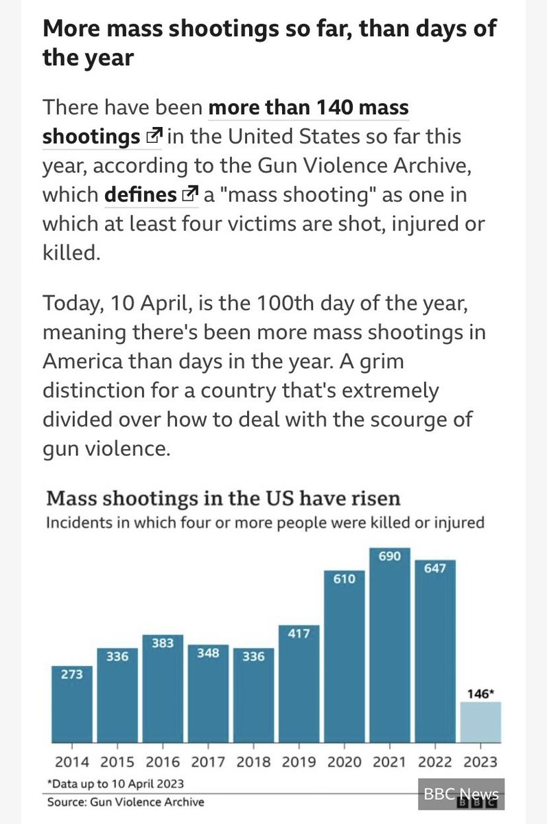 DPCassidyTKC's tweet photo. The day after Easter, yet another mass shooting murder in our country. There have been more mass shootings than there have been days so far this year. The national addiction to killing by gun violence is Satanic. "The devil was a murderer from the beginning" (John 8). https://t.co/NaTBoGZfII