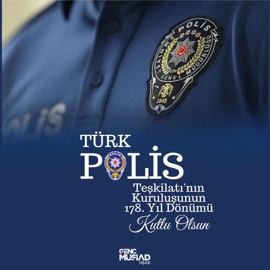 Gecesini gündüzüne katarak 24 saat toplumumuzun huzur ve güveni için çalışan polislerimizin Polis Haftası kutlu olsun