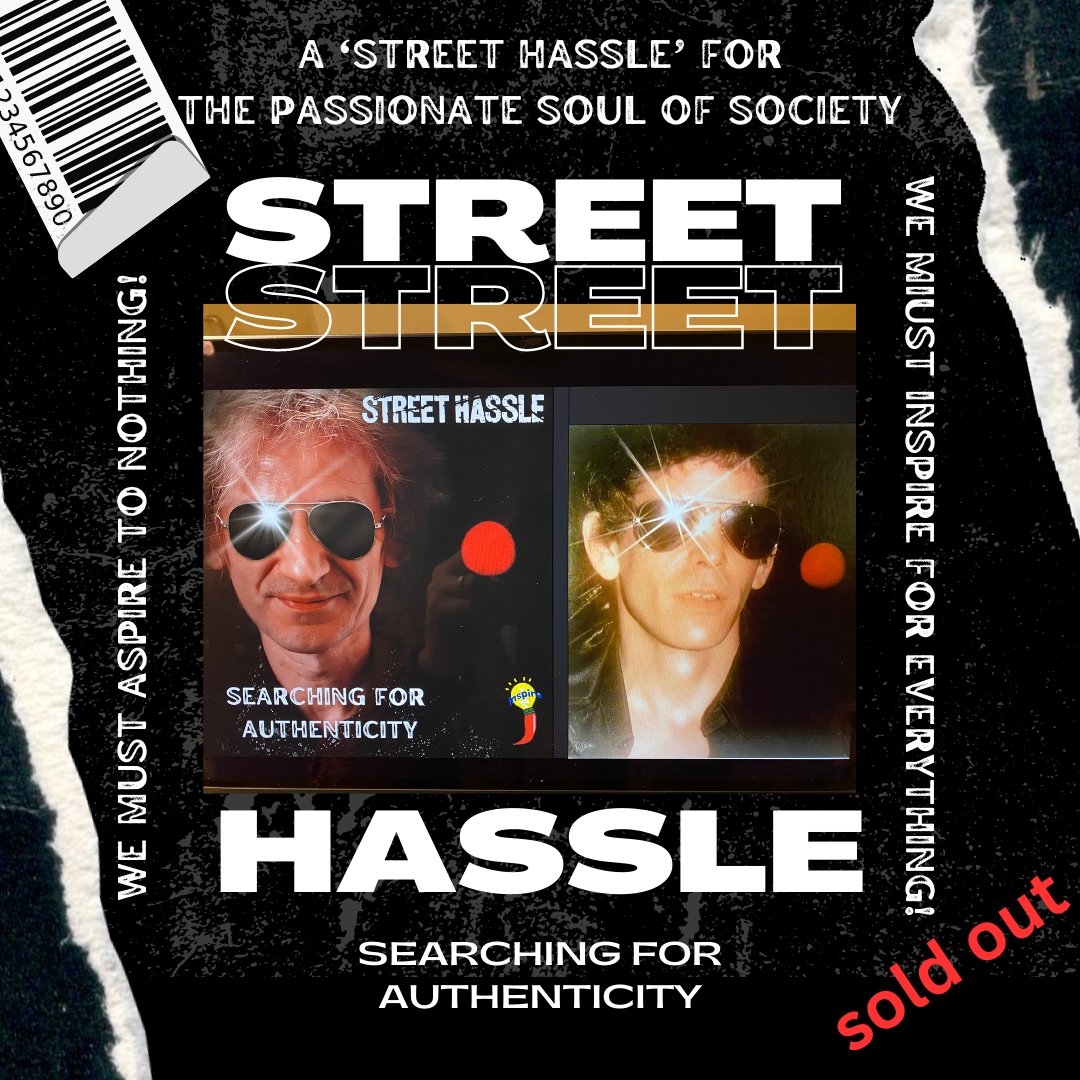 Inspirechilli's tweet image. Getting ready to present 'Street Hassle: Searching for Authenticity' to a sold out audience this week, bringing to life insights from @LouReed #AdvantagedThinking &amp;amp; the voice of #youthactivism - while tickets raise funds for @WeBelong19 and @sounddelivery.