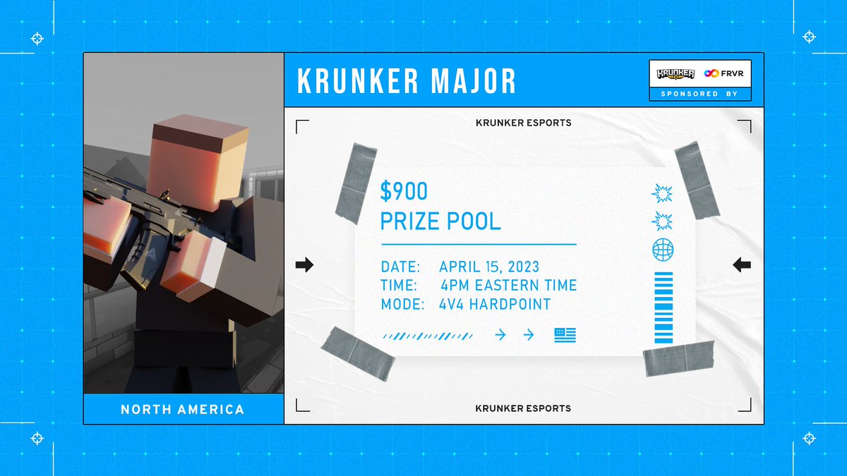 KrunkerNA's tweet photo. Our biggest and most competitive tournament yet.

INFO: https://t.co/bDyt8S0FT9 https://t.co/lgTHFiICjq