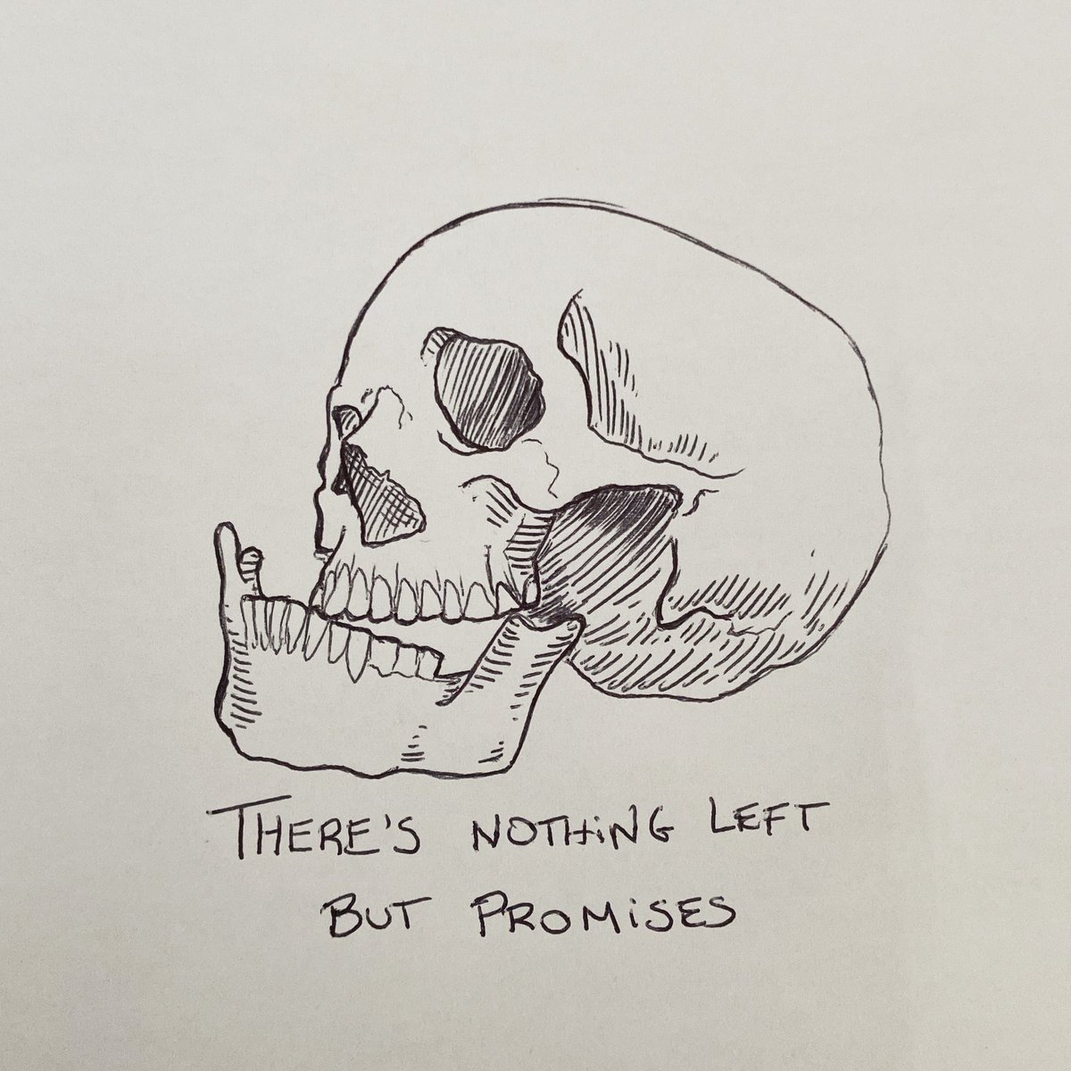 There’s nothing left but promises