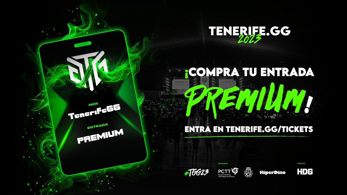 GCXFestival's tweet photo. ⌛¡¡Ya falta menos!! #TenerifeGG

Compra tu Entrada #Premium desde HOY a partir de las 18:00h (hora canaria)🎫

👉https://t.co/53i2sqTIts

Espera, ¡tenemos una sorpresa!😳

Si eres Premium podrás disfrutar de un espacio DOBLE en la LAN🔥

¡Corre! No te quedes sin ella🏃💨 #TGG23 https://t.co/ELrZCdocuM