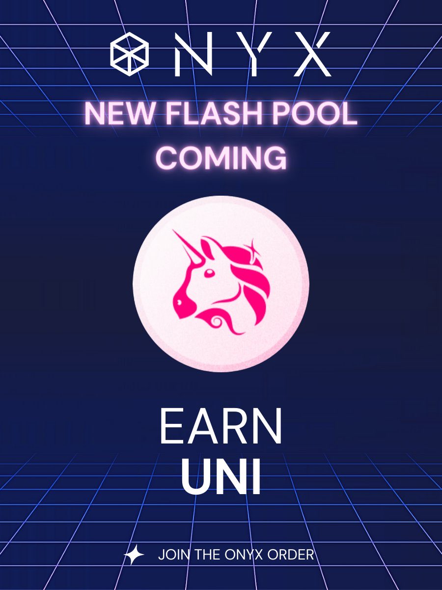 RichardKonnor_'s tweet image. Get ready for the exciting launch (1700 UTC today!) of the $UNI flash pool! Don’t miss out on the action. 

👉🏻 app.onyxdao.finance

#UNI #flashpool #OnyxDAO #Arbitrum #DeFi #Crypto #Cryptocurency #RealYield #yieldfarming #Uniswap