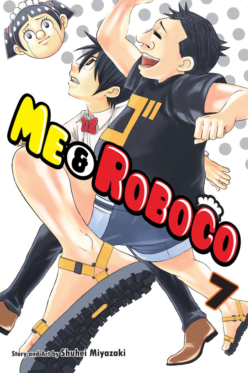RobocoRodeo's tweet image. Cover art for &quot;Me &amp;amp; Roboco&quot; volume 7 that will have it&apos;s official digital English release on April 25, 2023 by Viz Media. Pre-orders are available on Kindle, Nook, Google Play, iBooks, and Viz&apos;s website.

A free preview is now available here: viz.com/read/manga/me-…