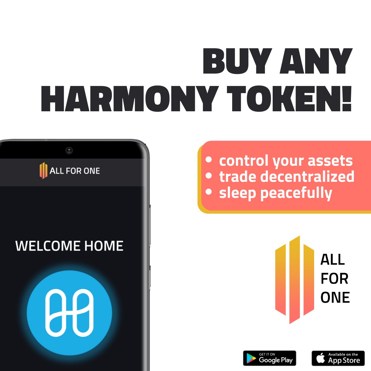 Say goodbye to the hassle of manually connecting to different decentralized exchanges. With #AllForOne, you can easily trade all sorts of #crypto tokens on the #HarmonyONE blockchain without any fuss. #DeFi 

Download the app now at allforone.app!