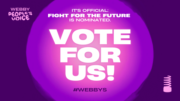 Oh hey, we got nominated for a Webby in their new category: Responsible Technology/ Responsible Information! <a href="/TheWebbyAwards/">The Webby Awards</a> 

Vote for us through Thursday 4/20 vote.webbyawards.com/PublicVoting#/…