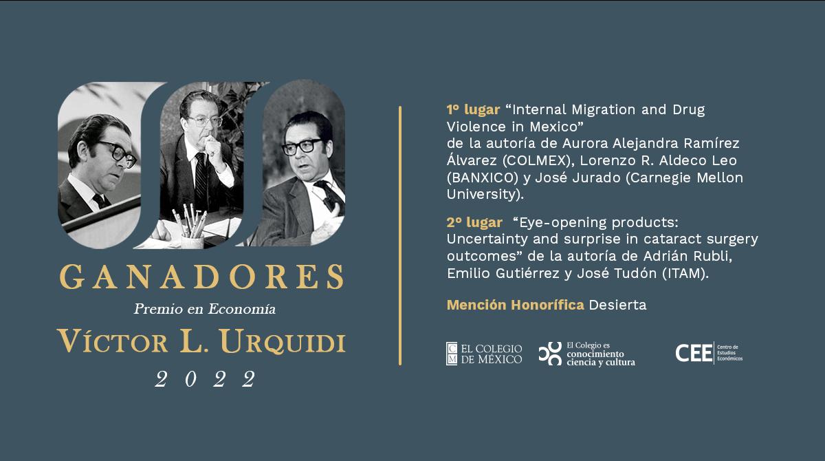 Brown Economics (@brown_economics) on Twitter photo The Center for Economic Studies at El Colegio de México announced the winner of the 2022 Víctor L. Urquidi Prize. 5 of the 6 winners were Brown Econ Grads: Aurora Alejandra Ramírez Álvarez, Lorenzo R. Aldeco Leo, José Jurado, <a href="/AdrianRubli/">Adrian Rubli</a> and <a href="/emiliogf/">Emilio Gutierrez</a> . Congrats! #EconTwitter The Center for Economic Studies at El Colegio de México announced the winner of the 2022 Víctor L. Urquidi Prize. 5 of the 6 winners were Brown Econ Grads: Aurora Alejandra Ramírez Álvarez, Lorenzo R. Aldeco Leo, José Jurado, <a href="/AdrianRubli/">Adrian Rubli</a> and <a href="/emiliogf/">Emilio Gutierrez</a> . Congrats! #EconTwitter