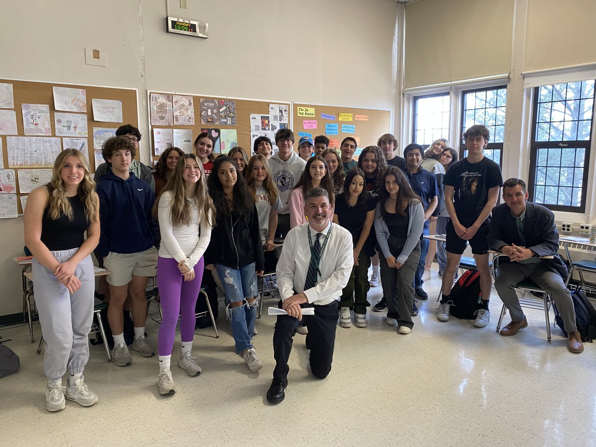 This year's period 4 Poetry Madness champ: "I Go Back to the House for a Book" by Billy Collins. Don't hesitate to be the person who goes back for a book! Thanks to Dr. Monaghan and Mr. Peterselli for reading our final two poems. <a href="/GWEnglishDept/">Glenbard West English Department</a> <a href="/GWHilltoppers/">Glenbard West HS</a>