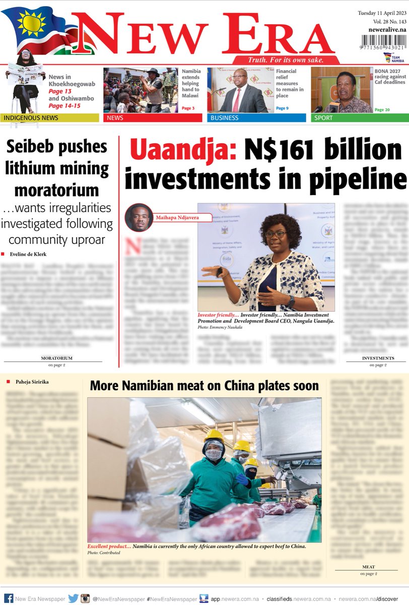 New Era Newspaper on Twitter "In the news tomorrow"