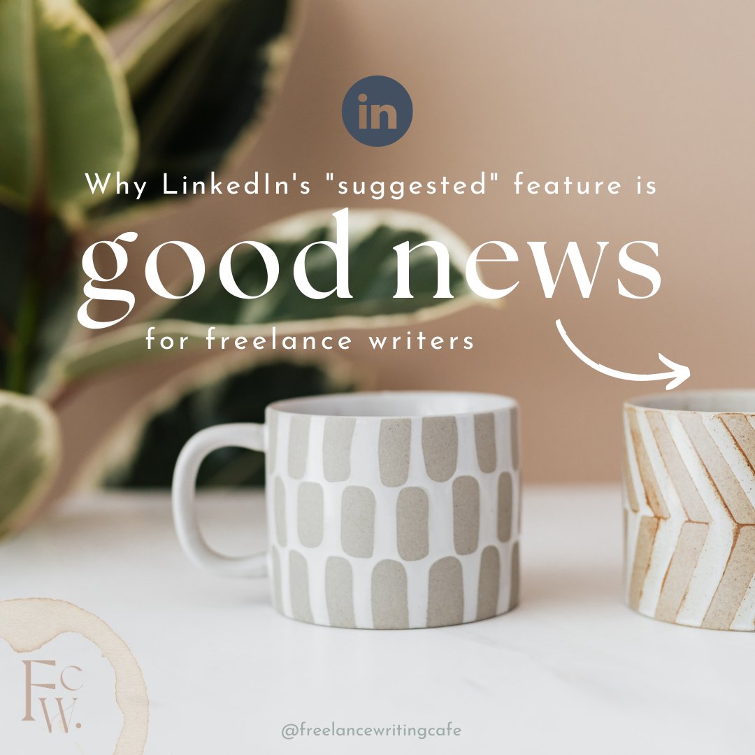 FreeWritingCafe's tweet photo. Annoyed by "suggested posts" in your LinkedIn feed? Here's another POV...
#freelancewritingtips https://t.co/NY7XQGcq6Y