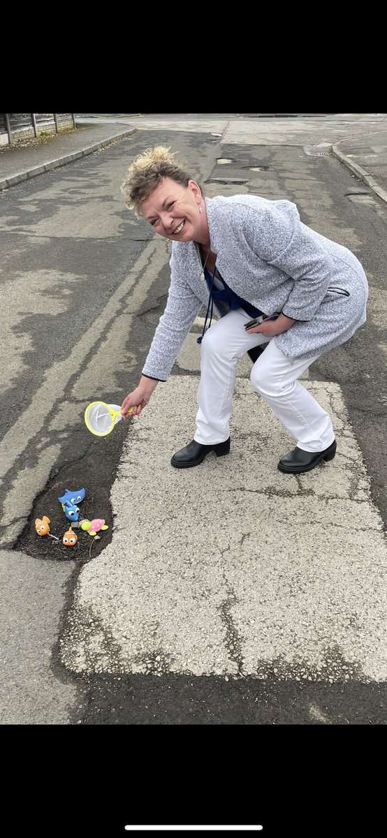 NT_Conservative's tweet photo. Conservative Government takes action to help to fix Trafford’s potholes which @TraceyHaworth2 welcomes 
#stretford #urmston #trafford #potholes 
https://t.co/wUM9PVpHMl https://t.co/7FvweC6RjY