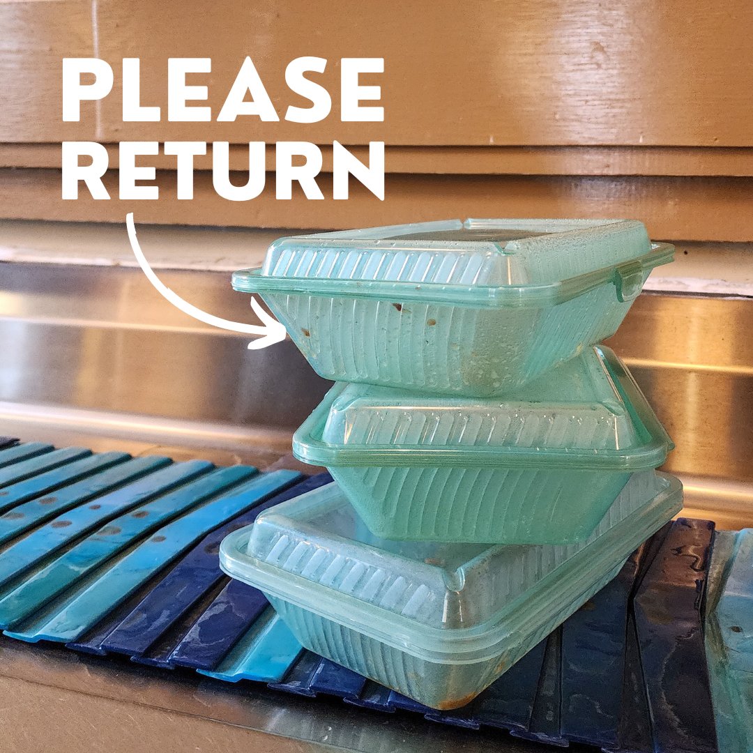 HospitalityUofG's tweet photo. Preparing to move out? Or doing some #SpringCleaning? 📦🔄

Remember to check your minifridges, offices, and cupboards for our green containers &amp; cutlery.  

Containers &amp; cutlery can be returned to any of our dining halls so we can keep them in use in our #iamreusable program. https://t.co/CZVwIfdzdb
