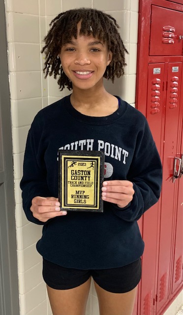 RedRaiders's tweet photo. Congratulations to Rachel Tolbert for being selected as the MVP Track at last week's Gaston County Track &amp; Field Championship! https://t.co/sBnKzal5QR
