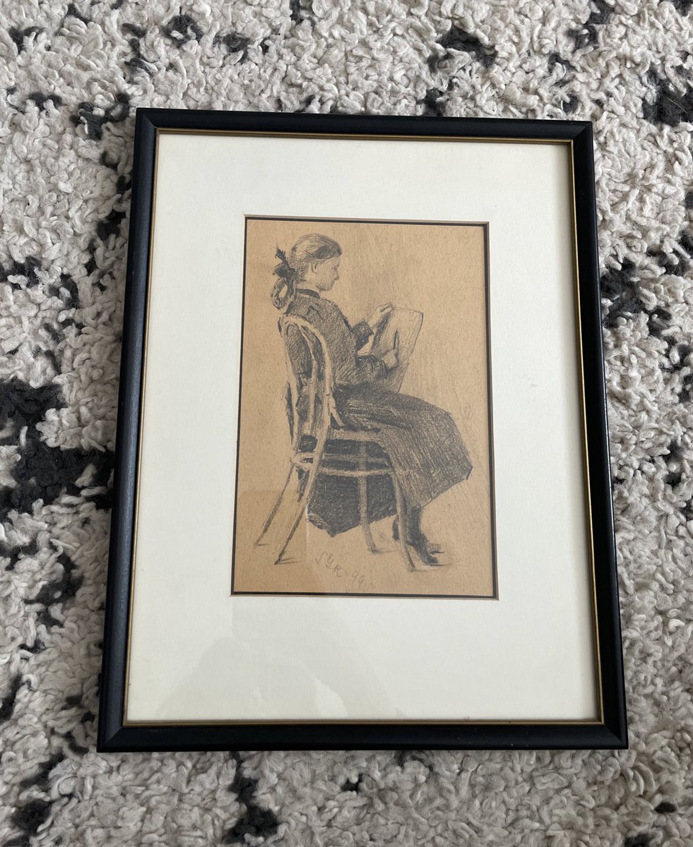 Utah historian/art people! I found this at DI for a dollar and I believe it might be an original 1899 sketch from utah artist Lee Greene Richards, which would be a fun little piece of history to have. Anyone know how/where I could go about getting it authenticated?
