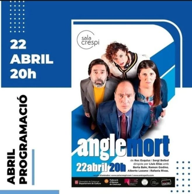 Una nova proposta teatral a la Sala Crespi. No us la perdeu!
